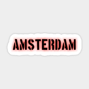 Cities- amsterdam Sticker